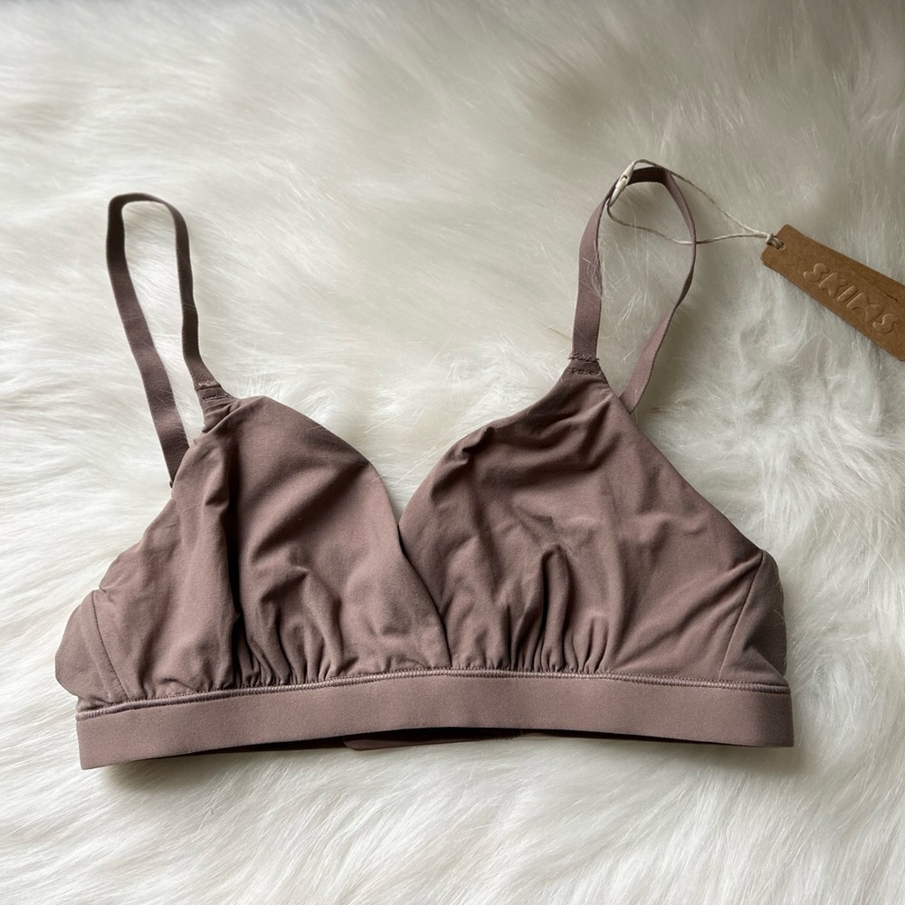 SKIMS Taupe Wireless Bralette